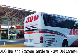 Guide ADO des autobus et stations à Playa Del Carmen